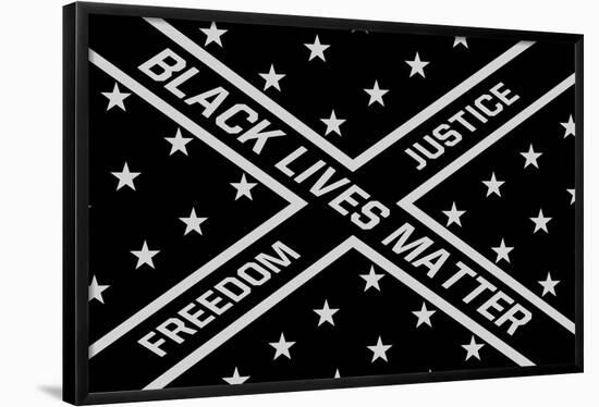 Black Lives Matter Flag-null-Framed Poster