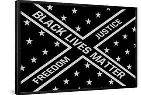Black Lives Matter Flag-null-Framed Poster