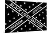 Black Lives Matter Flag-null-Mounted Poster