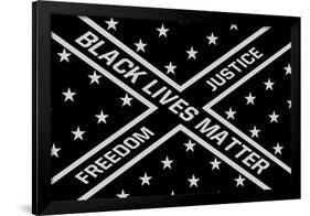 Black Lives Matter Flag-null-Framed Poster