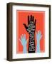 Black Lives Matter - Hands-Emily Rasmussen-Framed Art Print