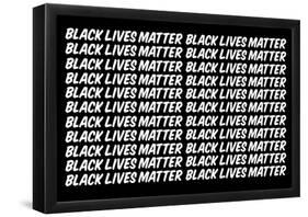 Black Lives Matter Reverberation-null-Framed Poster