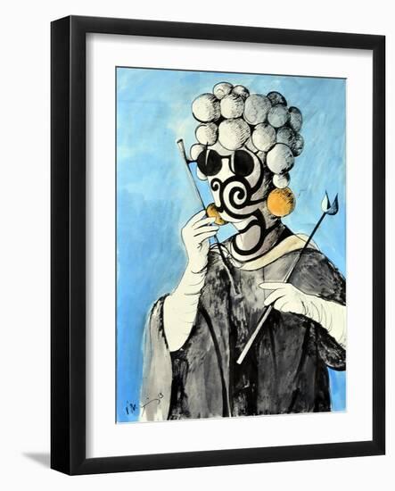 Black Lorgnette-Vaan Manoukian-Framed Art Print