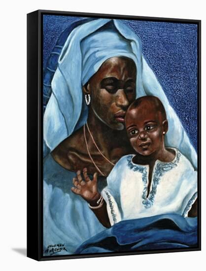 Black Madonna and Child-unknown Ballinger-Framed Stretched Canvas