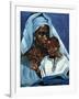 Black Madonna and Child-unknown Ballinger-Framed Art Print