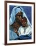 Black Madonna and Child-unknown Ballinger-Framed Art Print