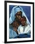 Black Madonna and Child-unknown Ballinger-Framed Art Print