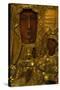 Black Madonna, Icon on Wooden Board, Czestochowa, Poland, Detail-null-Stretched Canvas