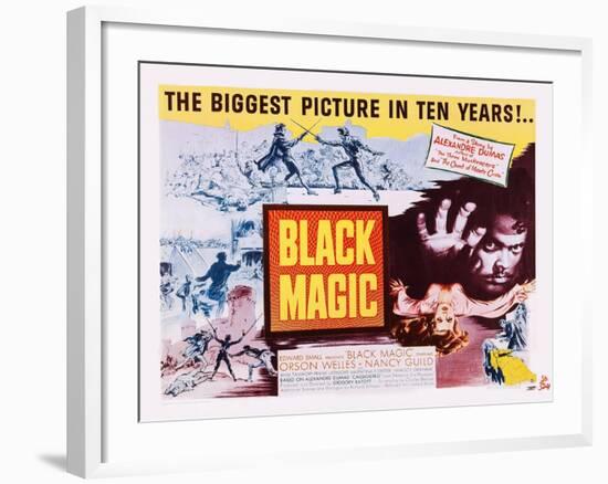 Black Magic-null-Framed Art Print