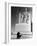 Black Man and Small Boy Kneeling Prayerfully on Steps on Front of Statue in the Lincoln Memorial-Thomas D^ Mcavoy-Framed Photographic Print