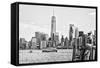 Black Manhattan Collection - 1 WTC-Philippe Hugonnard-Framed Stretched Canvas