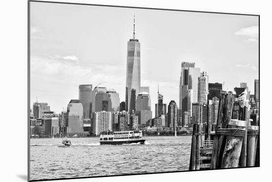 Black Manhattan Collection - 1 WTC-Philippe Hugonnard-Mounted Photographic Print