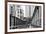 Black Manhattan Collection - Between two Paths-Philippe Hugonnard-Framed Photographic Print