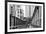 Black Manhattan Collection - Between two Paths-Philippe Hugonnard-Framed Photographic Print