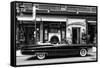 Black Manhattan Collection - Black Cadillac-Philippe Hugonnard-Framed Stretched Canvas