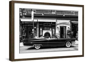 Black Manhattan Collection - Black Cadillac-Philippe Hugonnard-Framed Photographic Print