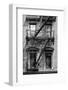 Black Manhattan Collection - Black Fire Escape Staircase-Philippe Hugonnard-Framed Photographic Print