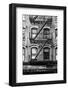 Black Manhattan Collection - Black Fire Escape Stairs-Philippe Hugonnard-Framed Photographic Print