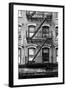 Black Manhattan Collection - Black Fire Escape Stairs-Philippe Hugonnard-Framed Photographic Print