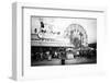 Black Manhattan Collection - Boardwalk Coney Island-Philippe Hugonnard-Framed Photographic Print