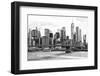 Black Manhattan Collection - Brooklyn Bridge East River-Philippe Hugonnard-Framed Photographic Print