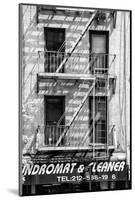 Black Manhattan Collection - Building Facade-Philippe Hugonnard-Mounted Photographic Print