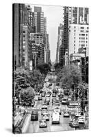 Black Manhattan Collection - Central Avenue-Philippe Hugonnard-Stretched Canvas