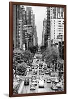 Black Manhattan Collection - Central Avenue-Philippe Hugonnard-Framed Photographic Print