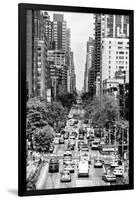 Black Manhattan Collection - Central Avenue-Philippe Hugonnard-Framed Photographic Print