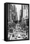 Black Manhattan Collection - Central Avenue-Philippe Hugonnard-Framed Stretched Canvas