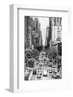 Black Manhattan Collection - Central Avenue-Philippe Hugonnard-Framed Photographic Print