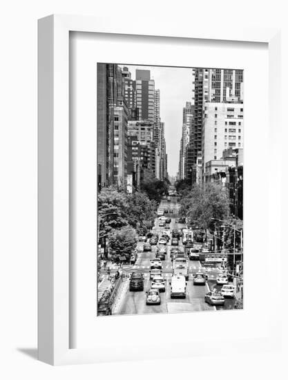 Black Manhattan Collection - Central Avenue-Philippe Hugonnard-Framed Photographic Print