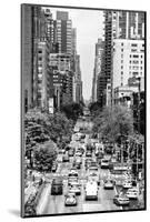 Black Manhattan Collection - Central Avenue-Philippe Hugonnard-Mounted Photographic Print