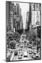 Black Manhattan Collection - Central Avenue-Philippe Hugonnard-Mounted Photographic Print