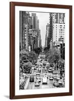 Black Manhattan Collection - Central Avenue-Philippe Hugonnard-Framed Premium Photographic Print