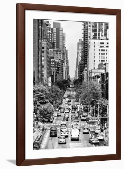 Black Manhattan Collection - Central Avenue-Philippe Hugonnard-Framed Premium Photographic Print