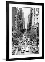 Black Manhattan Collection - Central Avenue-Philippe Hugonnard-Framed Premium Photographic Print