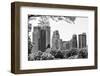 Black Manhattan Collection - Central Park Buildings-Philippe Hugonnard-Framed Photographic Print