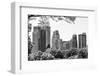 Black Manhattan Collection - Central Park Buildings-Philippe Hugonnard-Framed Photographic Print
