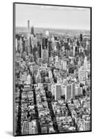 Black Manhattan Collection - Cityscape-Philippe Hugonnard-Mounted Photographic Print