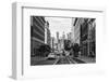 Black Manhattan Collection - Downtown Taxi-Philippe Hugonnard-Framed Photographic Print