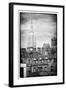 Black Manhattan Collection - Empire State Building-Philippe Hugonnard-Framed Photographic Print