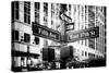 Black Manhattan Collection - Fifth Avenue Sign-Philippe Hugonnard-Stretched Canvas