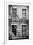 Black Manhattan Collection - Fire Escape Stairs New York-Philippe Hugonnard-Framed Premium Photographic Print