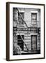 Black Manhattan Collection - Fire Escape Stairs New York-Philippe Hugonnard-Framed Photographic Print