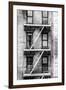 Black Manhattan Collection - Fire Escape Stairs-Philippe Hugonnard-Framed Premium Photographic Print