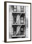 Black Manhattan Collection - Fire Escape Stairs-Philippe Hugonnard-Framed Photographic Print