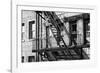 Black Manhattan Collection - Fire Escape-Philippe Hugonnard-Framed Photographic Print