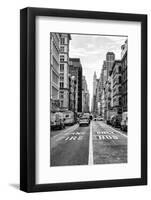 Black Manhattan Collection - Fire Lane & Bus Only-Philippe Hugonnard-Framed Photographic Print