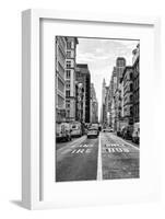 Black Manhattan Collection - Fire Lane & Bus Only-Philippe Hugonnard-Framed Photographic Print